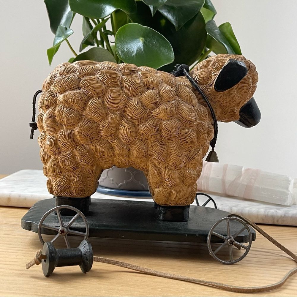 Vintage #8 Van Creation sheep on wagon